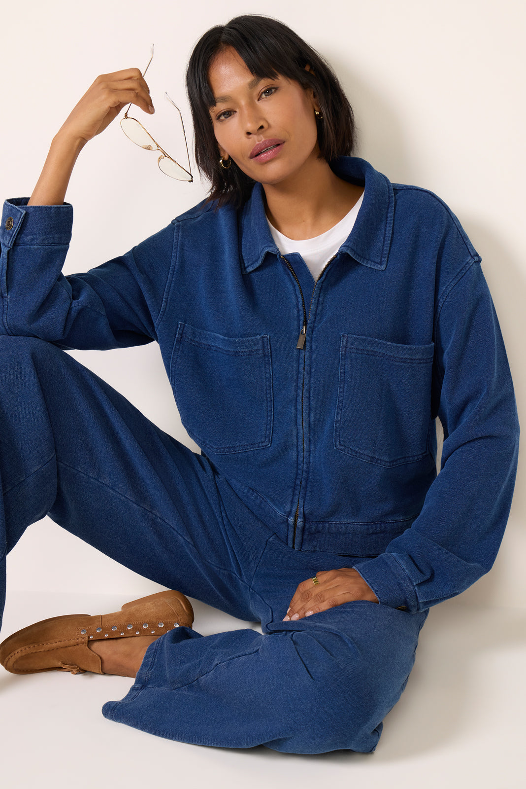 Heritage Knit Denim Jacket