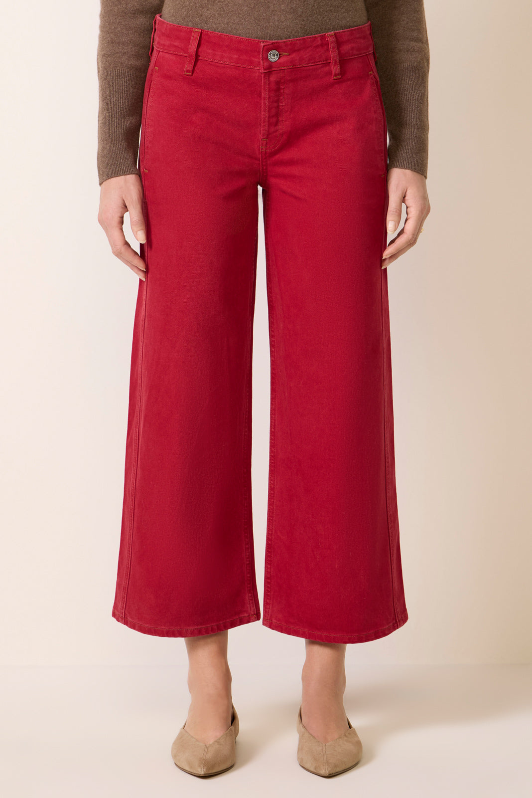Vintage Wide Mid Crop