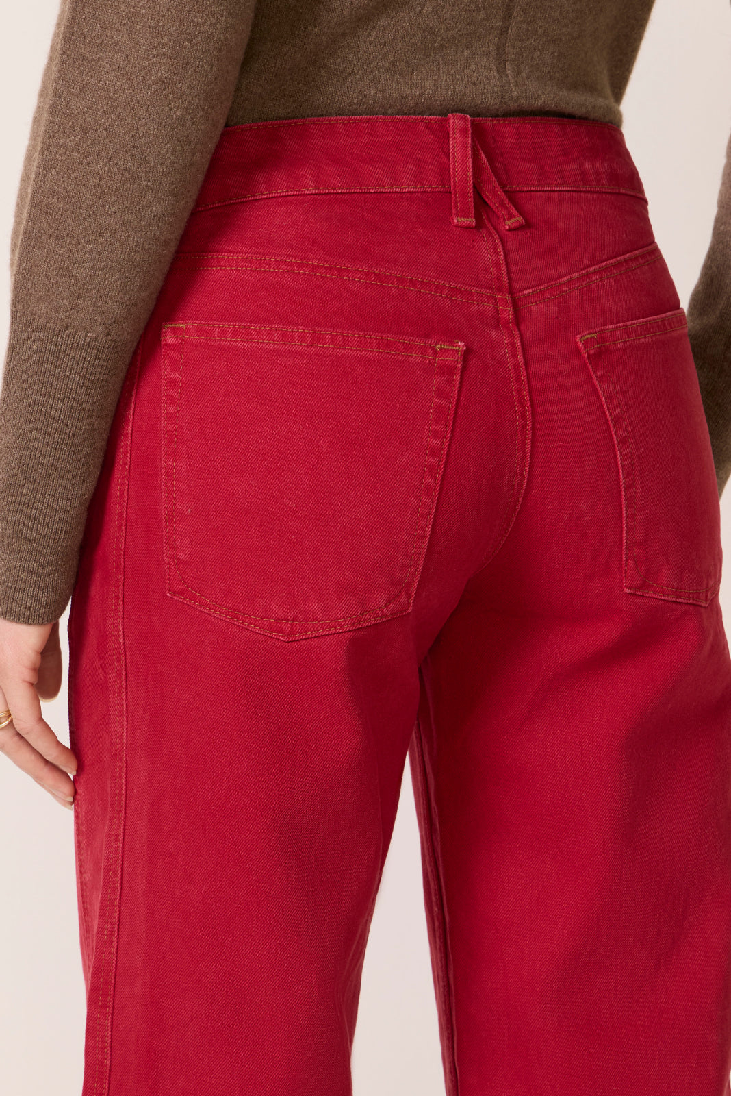 Vintage Wide Mid Crop