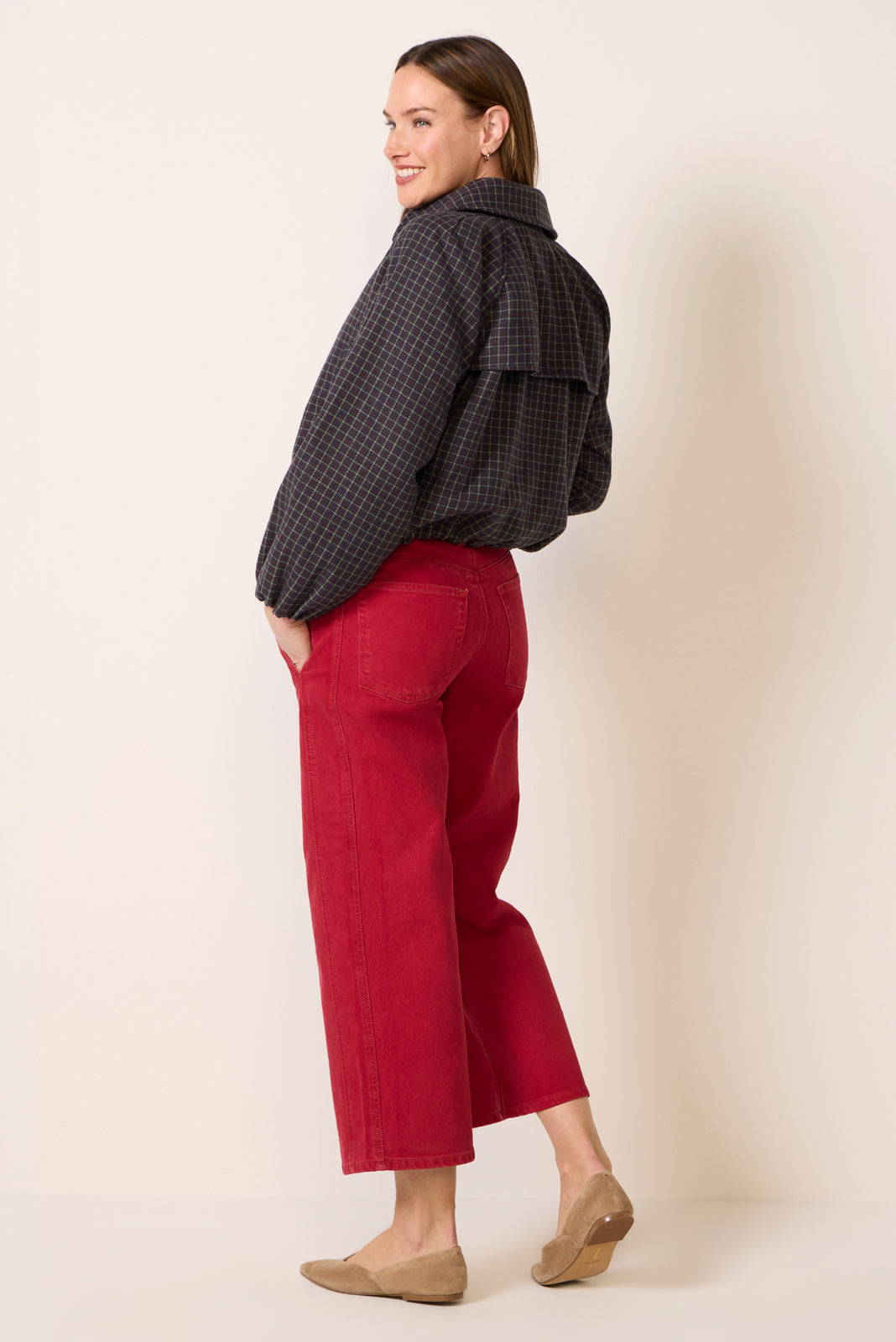 Vintage Wide Mid Crop