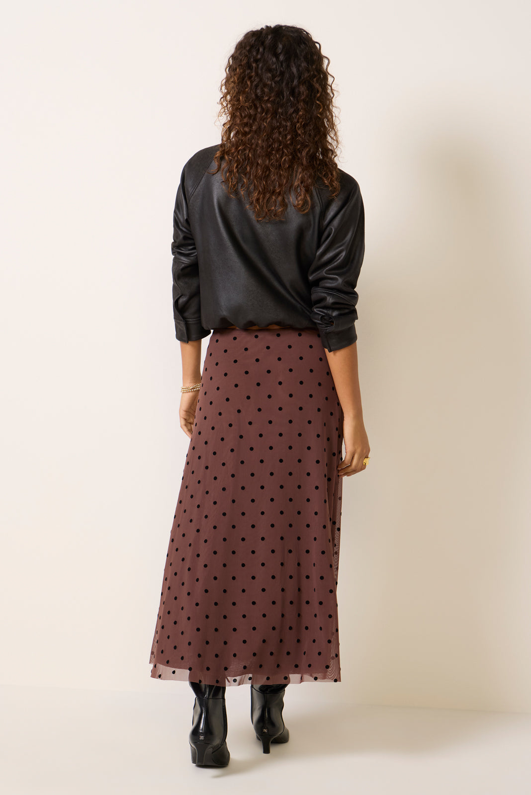 Jordan Mesh Midi Skirt