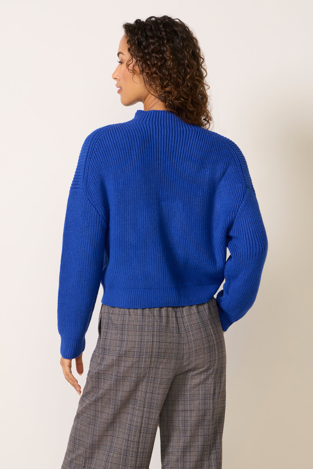 Babysoft Mock Neck Rib Pullover