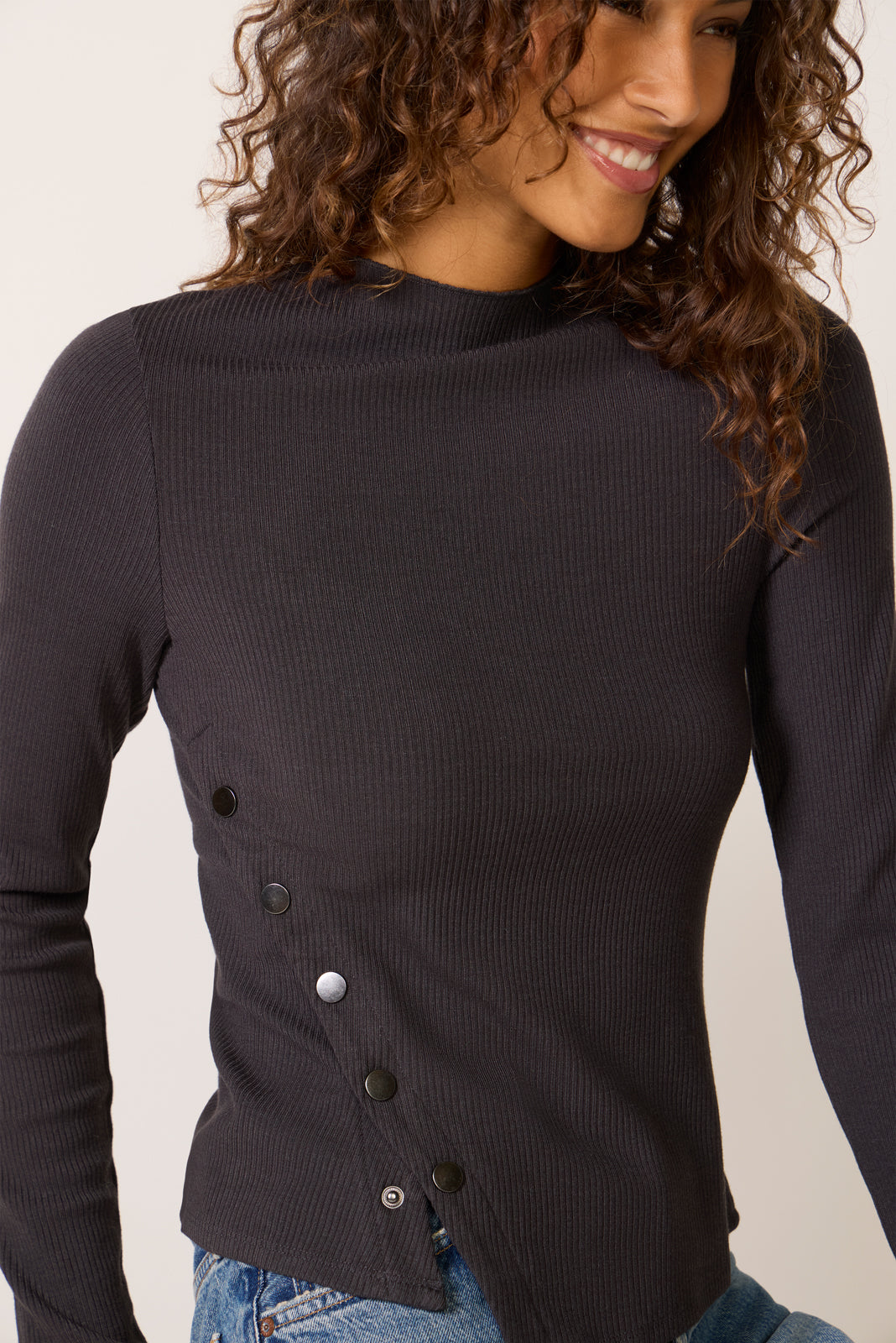 Korin Rib Snap Tee