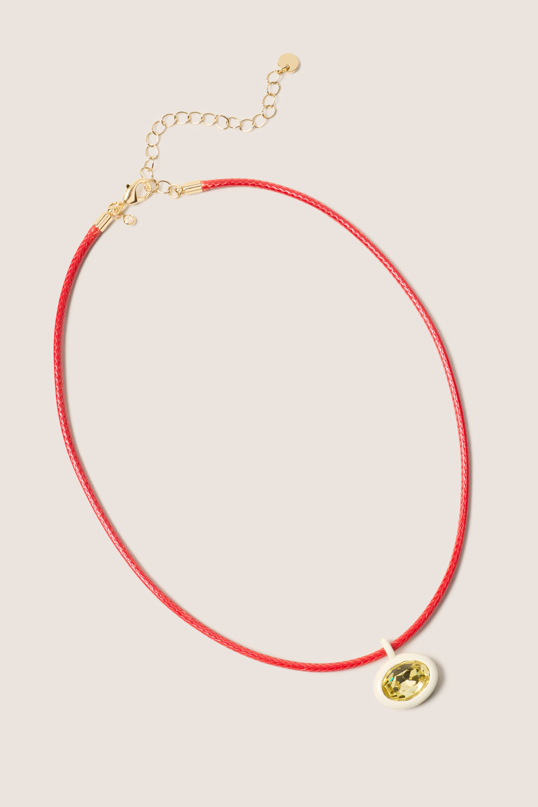 Sadie Bezel Set Necklace