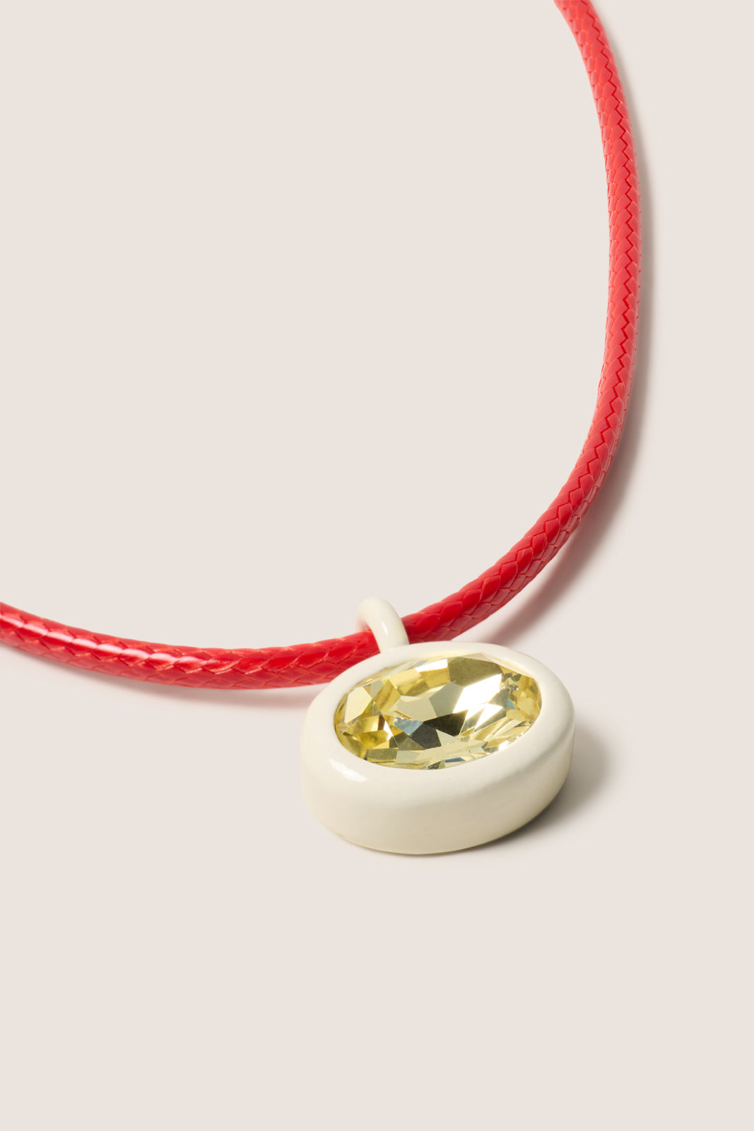 Sadie Bezel Set Necklace