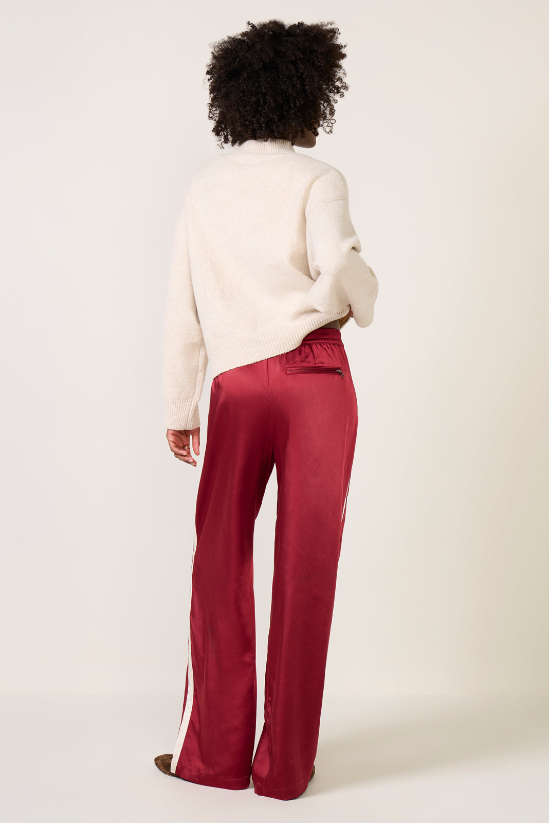 Satin Track Pant