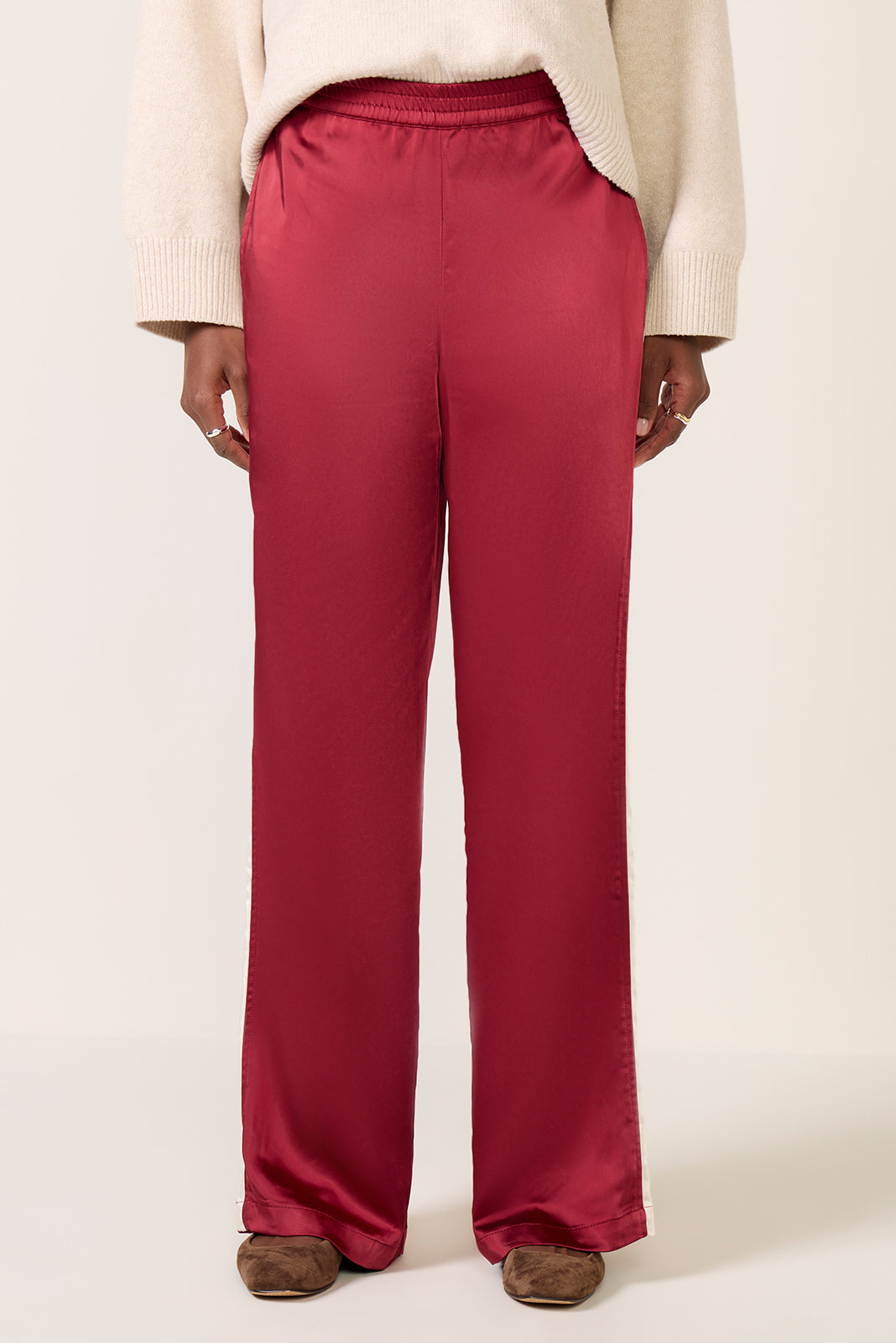Satin Track Pant