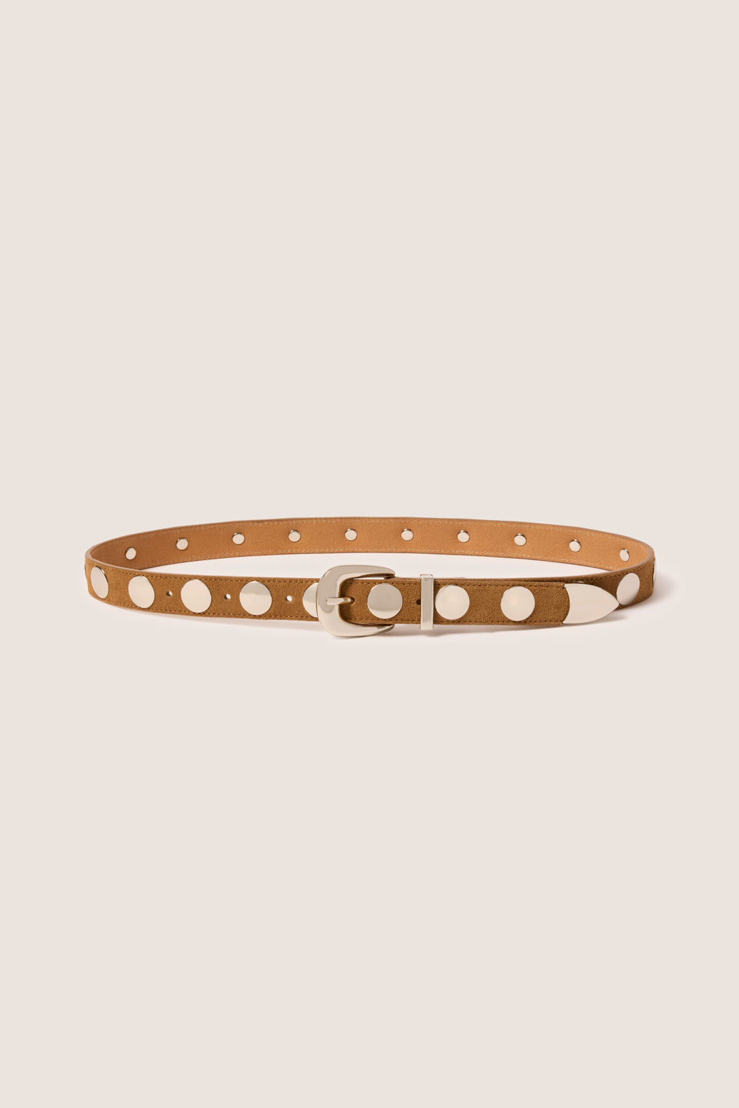 Brett Studded Suede Belt