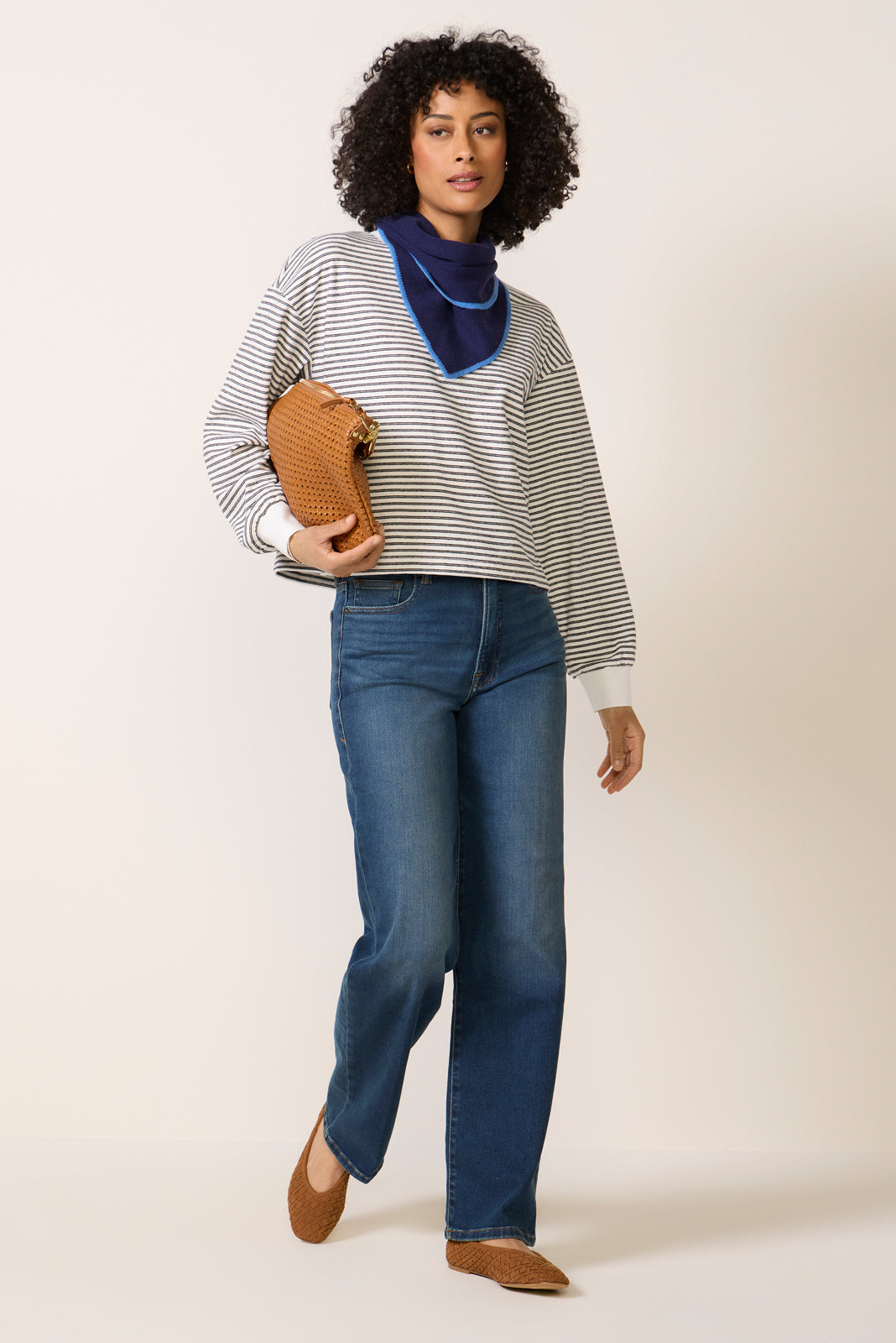 Kaylin Cozy Stripe Tee