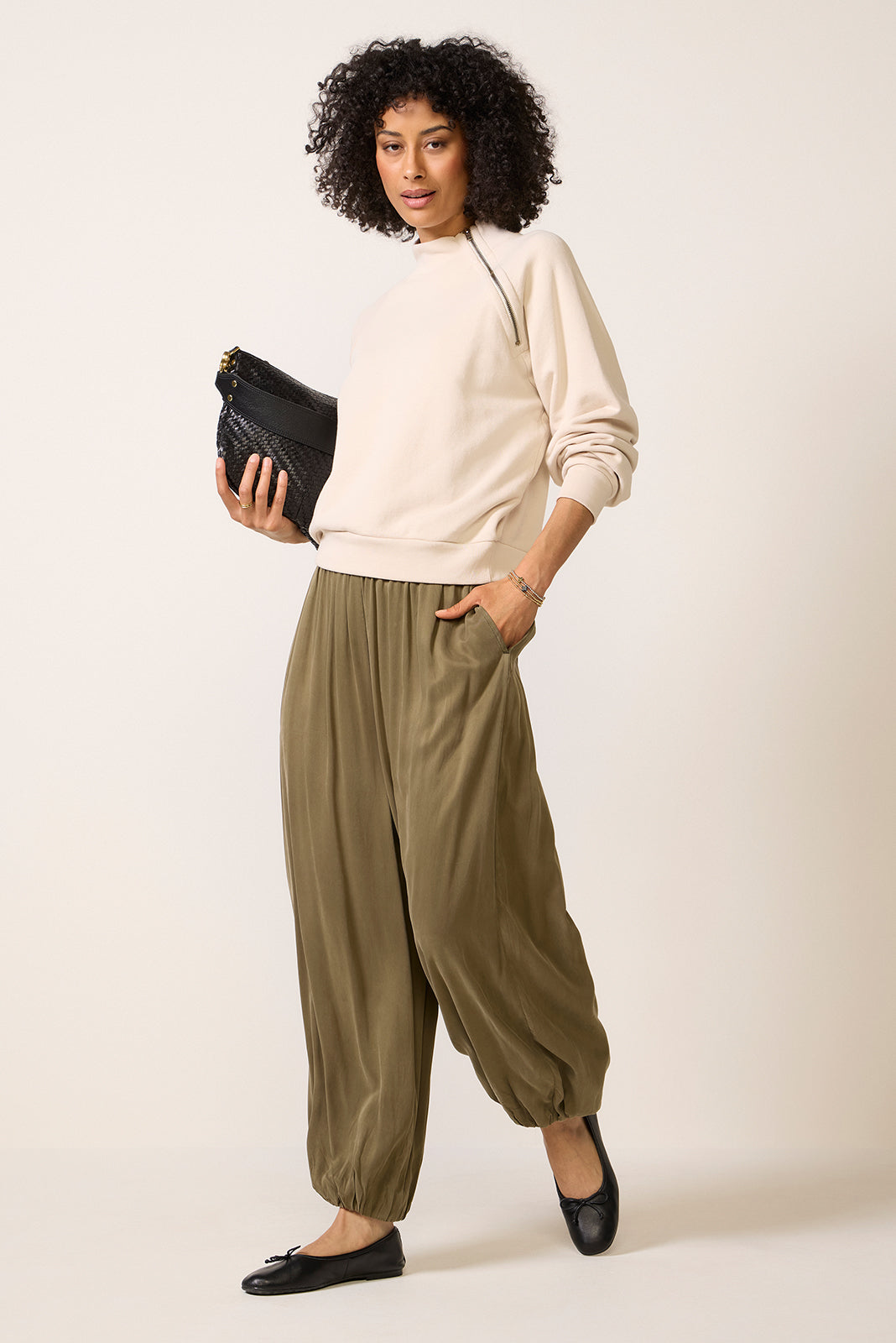 Heritage Side Zip Sweatshirt