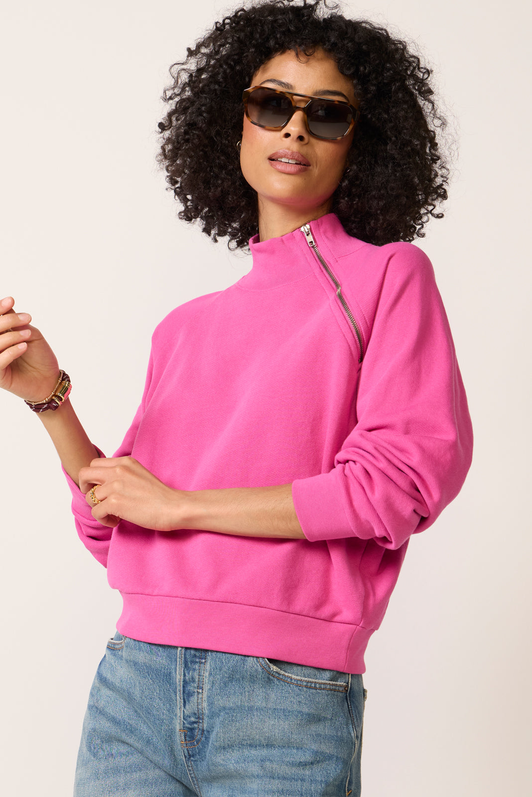 Heritage Side Zip Sweatshirt