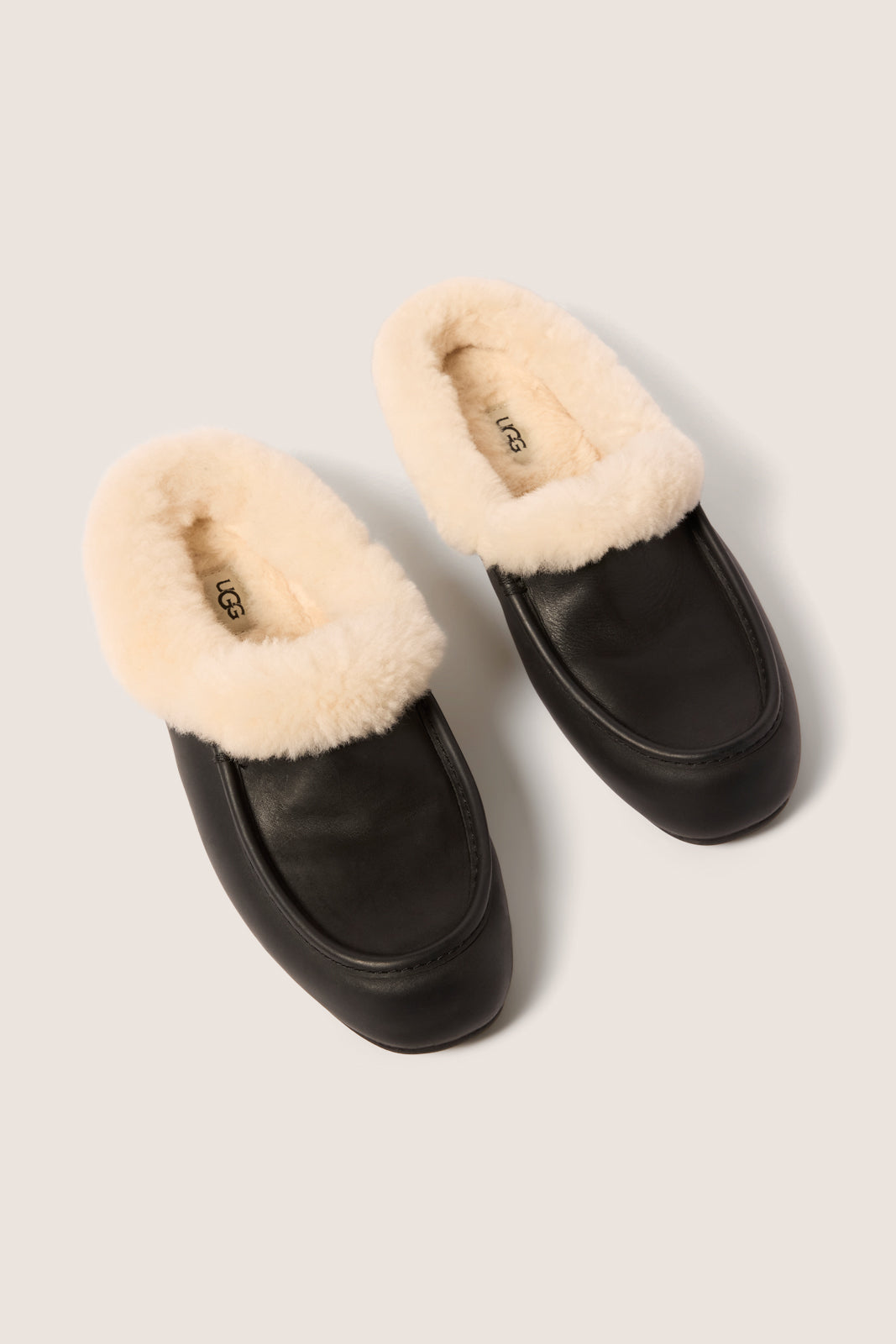 Eden Black Mules With Fur Michael Kors Women's Eden Woven Loafer