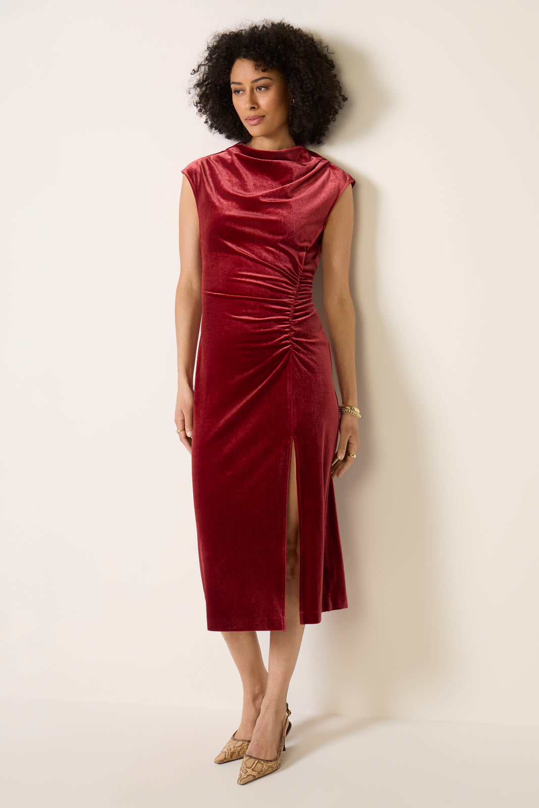 Modern Velvet Dress