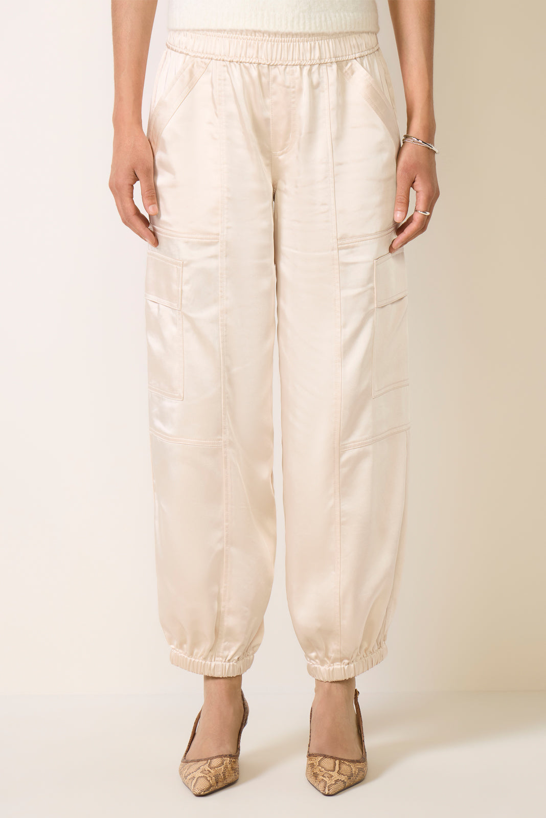 Vista Pull On Satin Jogger