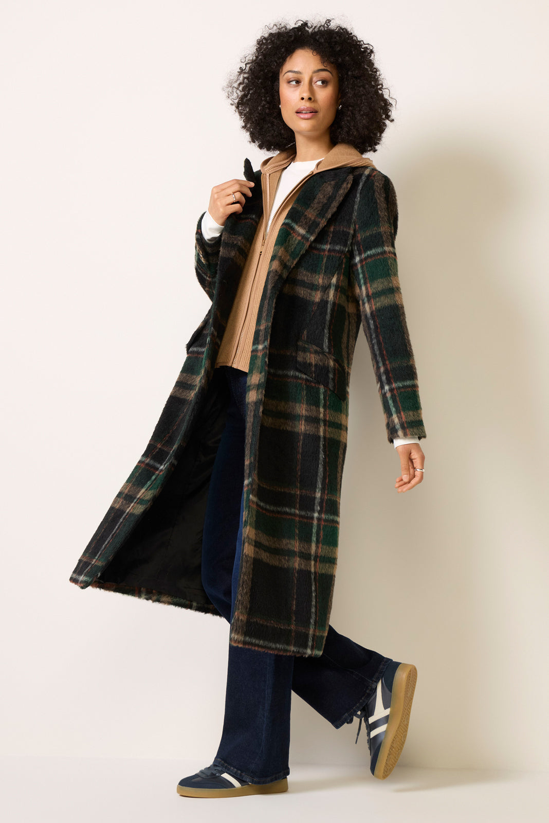Jamie Plaid Coat