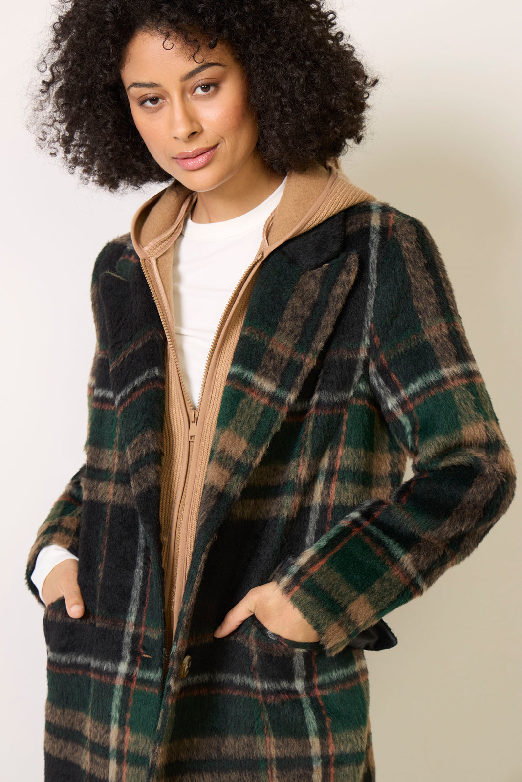 Jamie Plaid Coat