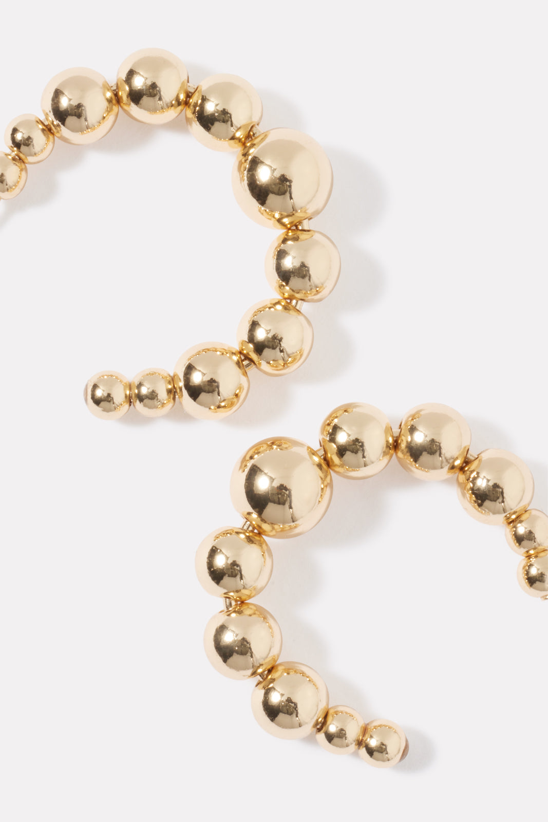 Agnes Beaded Hoop Earrings