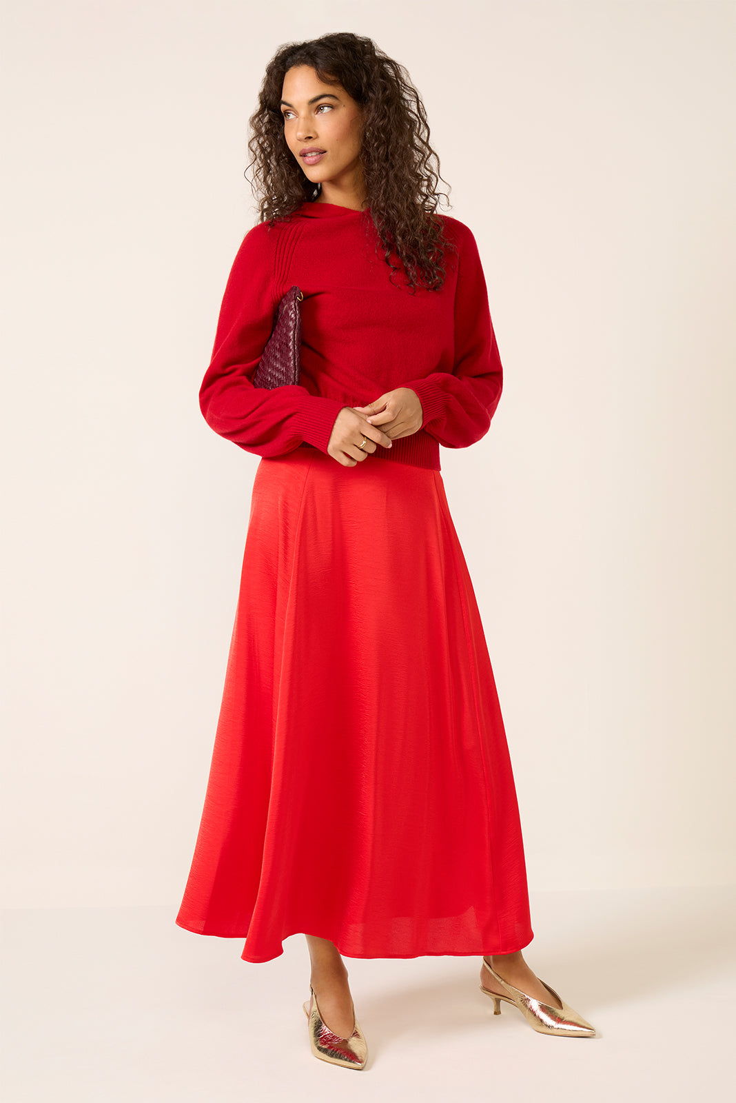 fitted lace wedding dress Dream Fleece Classic Hoodie Red main image 0