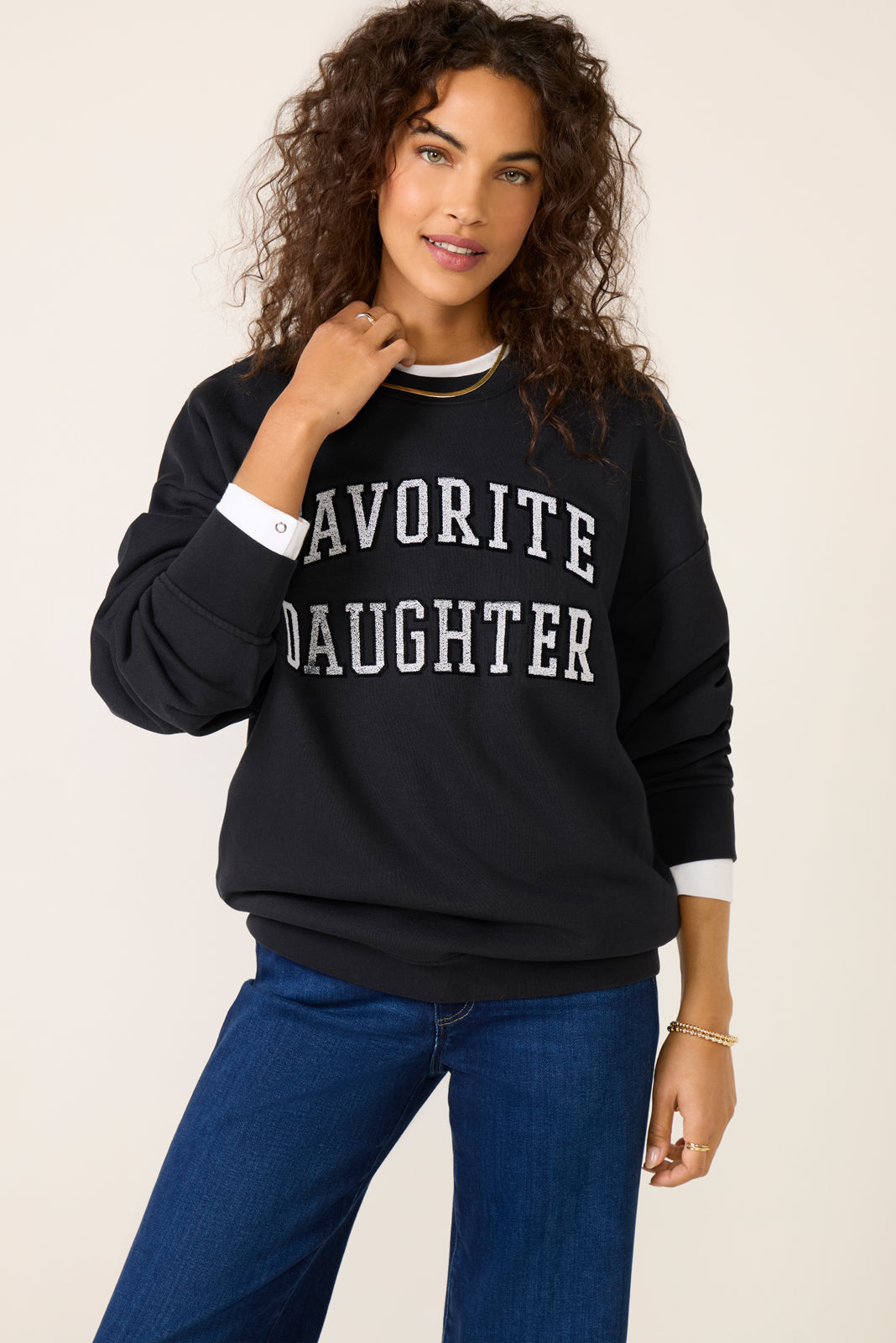 The Collegiate Embroidery Sweatshirt