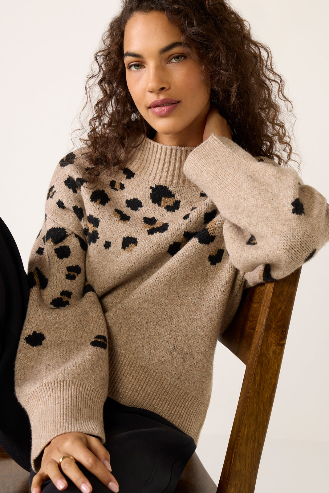 Jag Funnel Neck Sweater