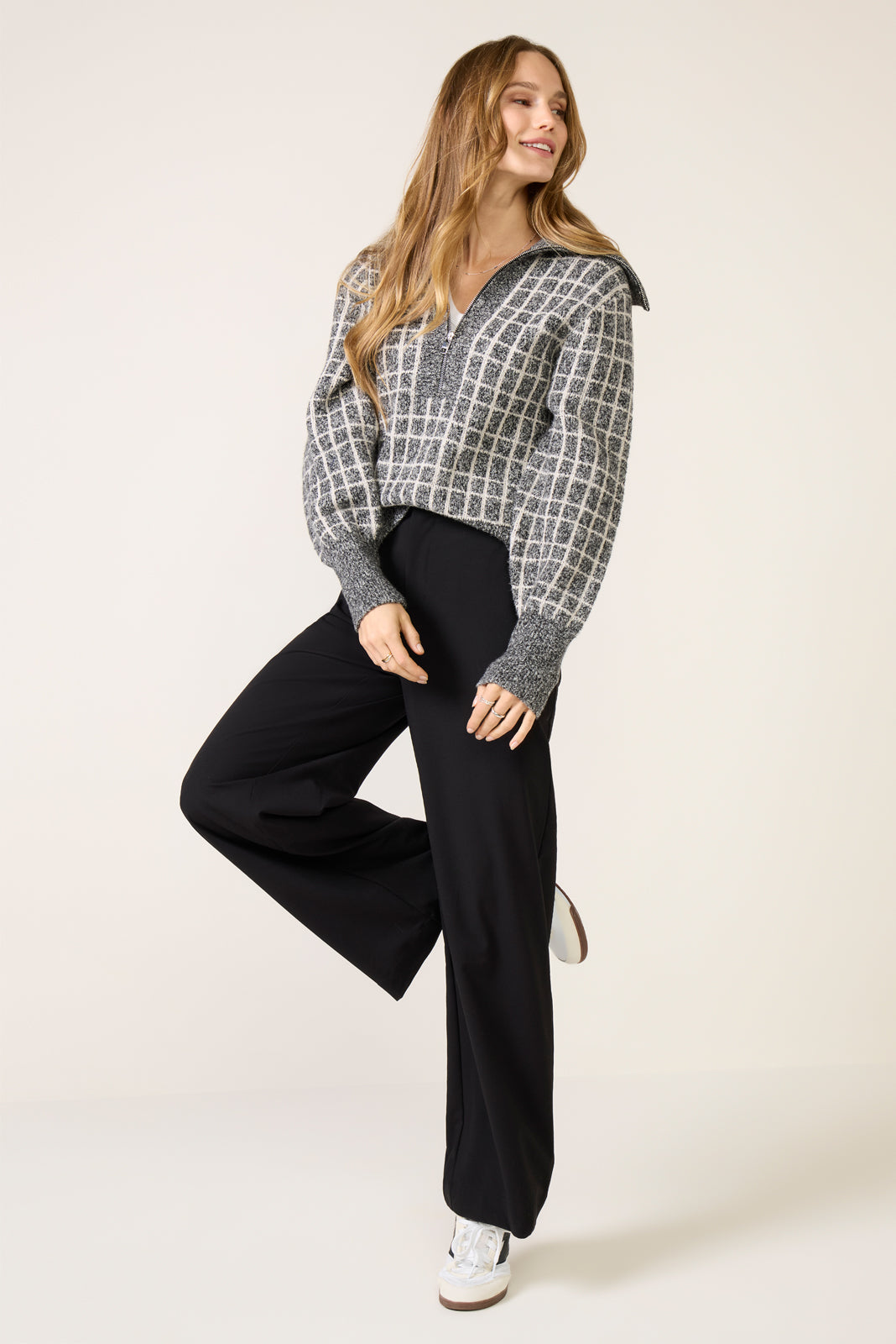 Furley Half Zip Knit Sweater