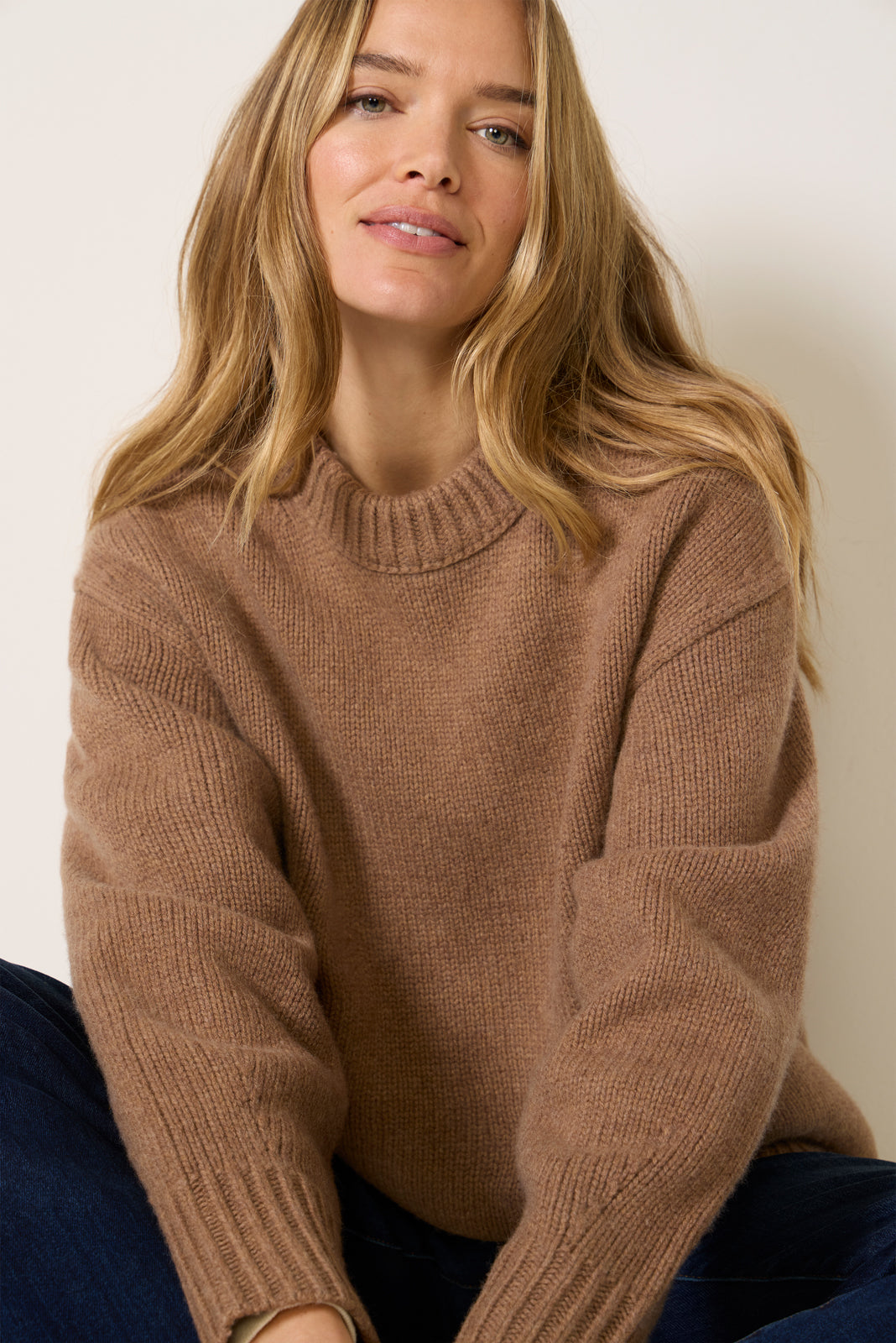 Jo Regenerative Wool Oversized Crew