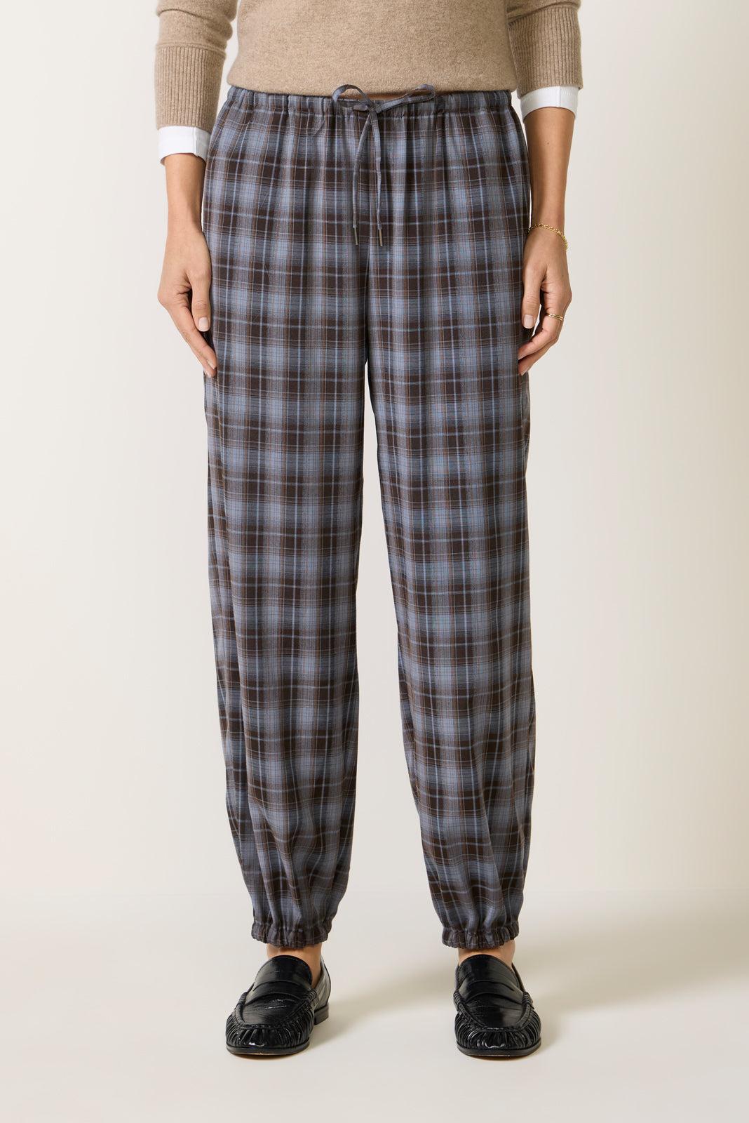 Phoebe Plaid Balloon Pant