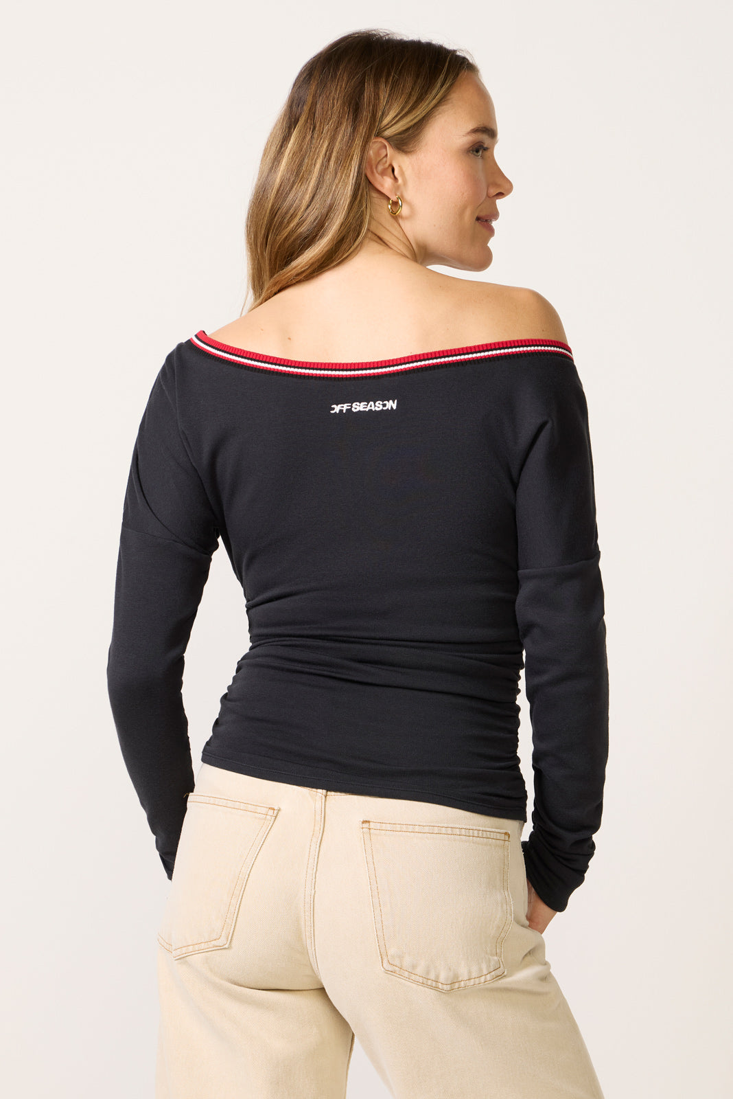 Off The Shoulder Long Sleeve Top