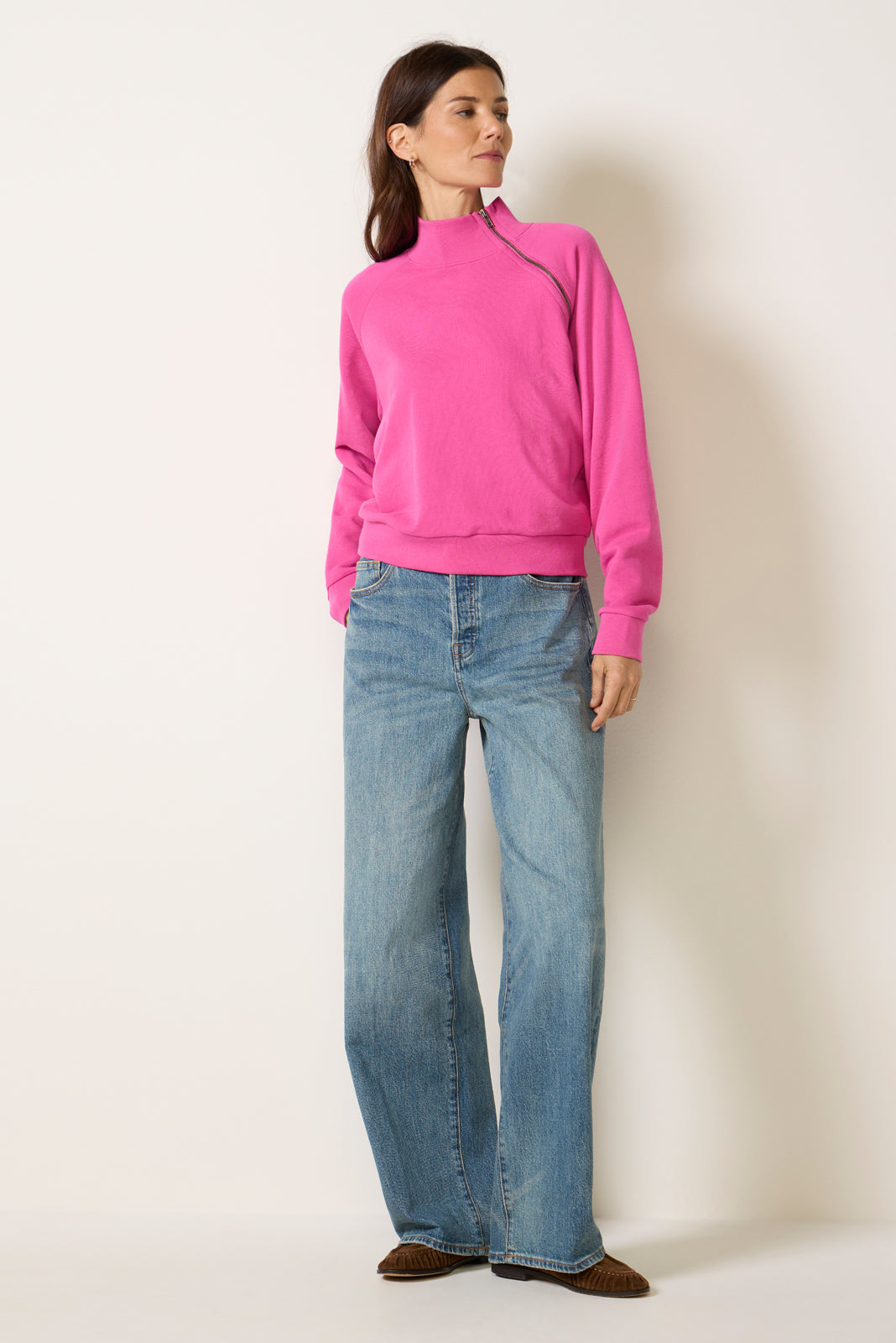 Heritage Side Zip Sweatshirt