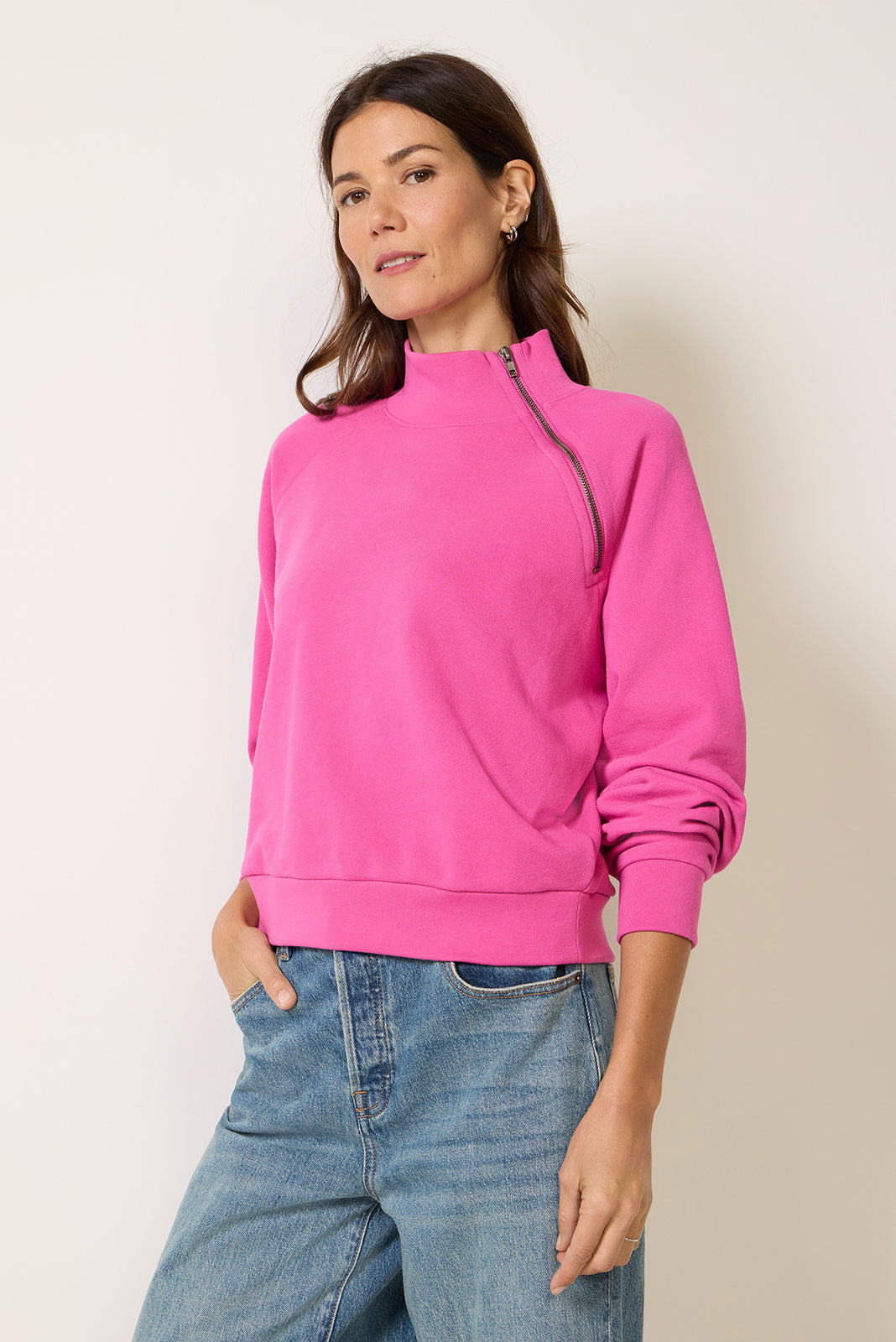 Heritage Side Zip Sweatshirt