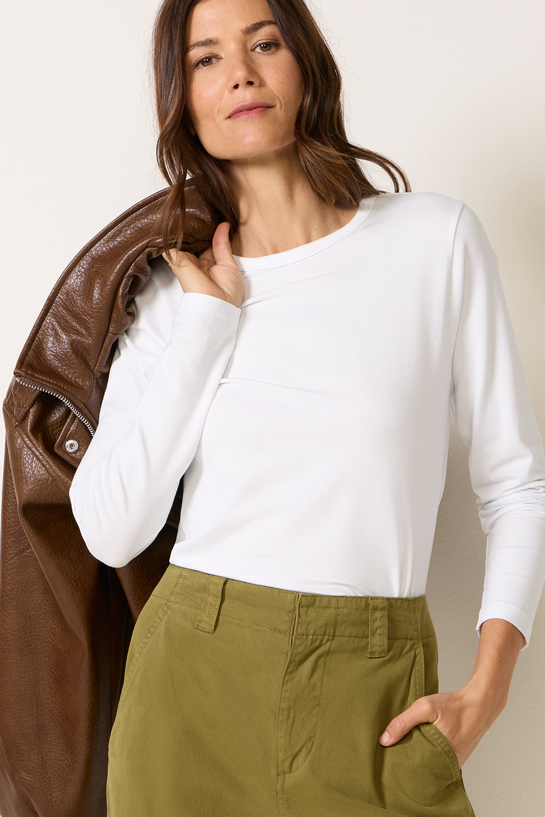 Bianca Long Sleeve Baby Tee