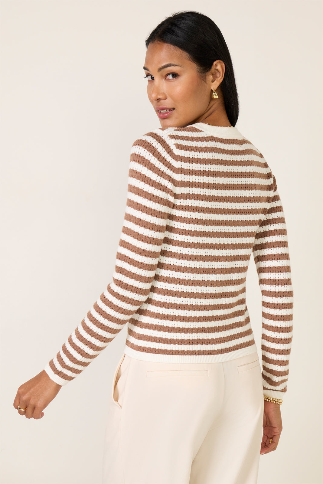 Amanda Pointelle Sweater