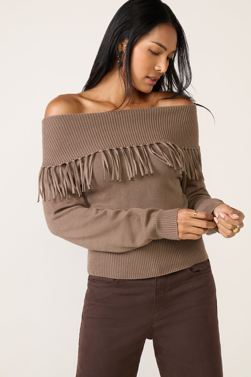 Simonetta Fringe Sweater