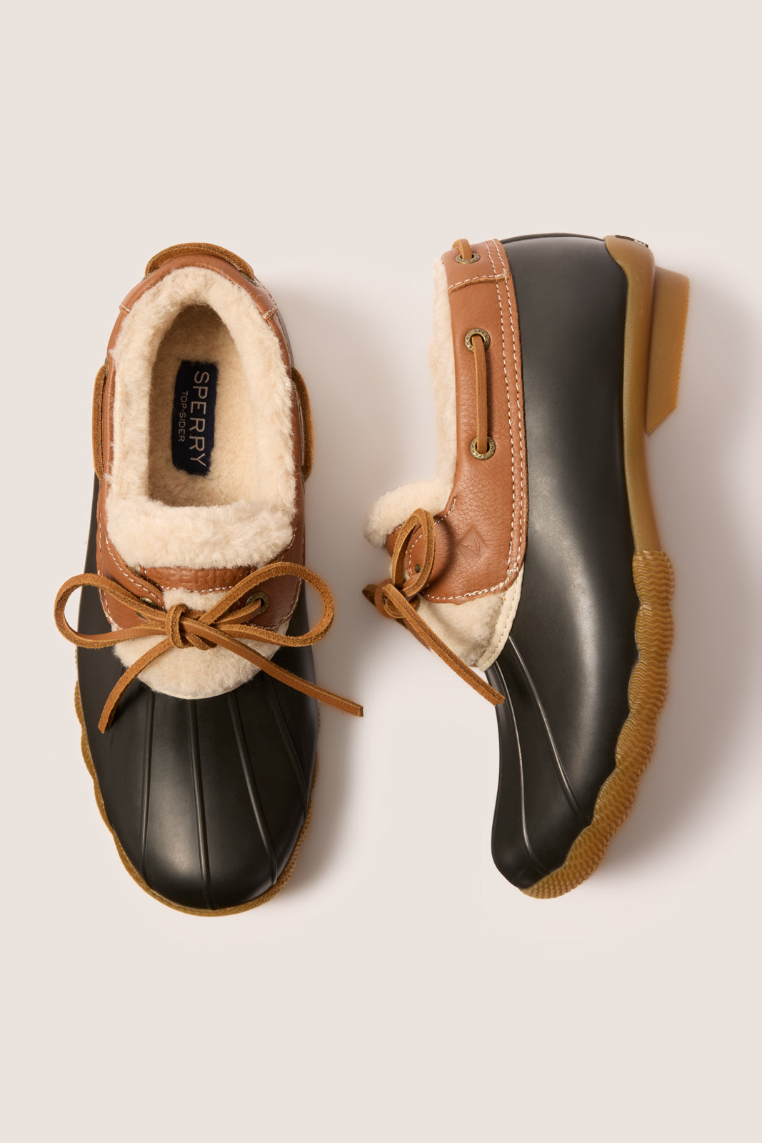 sperry duck boots slip on