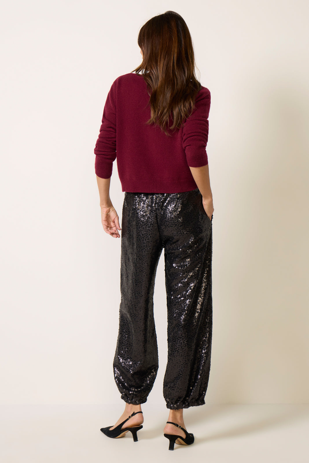 Krystal Sequin Balloon Pant