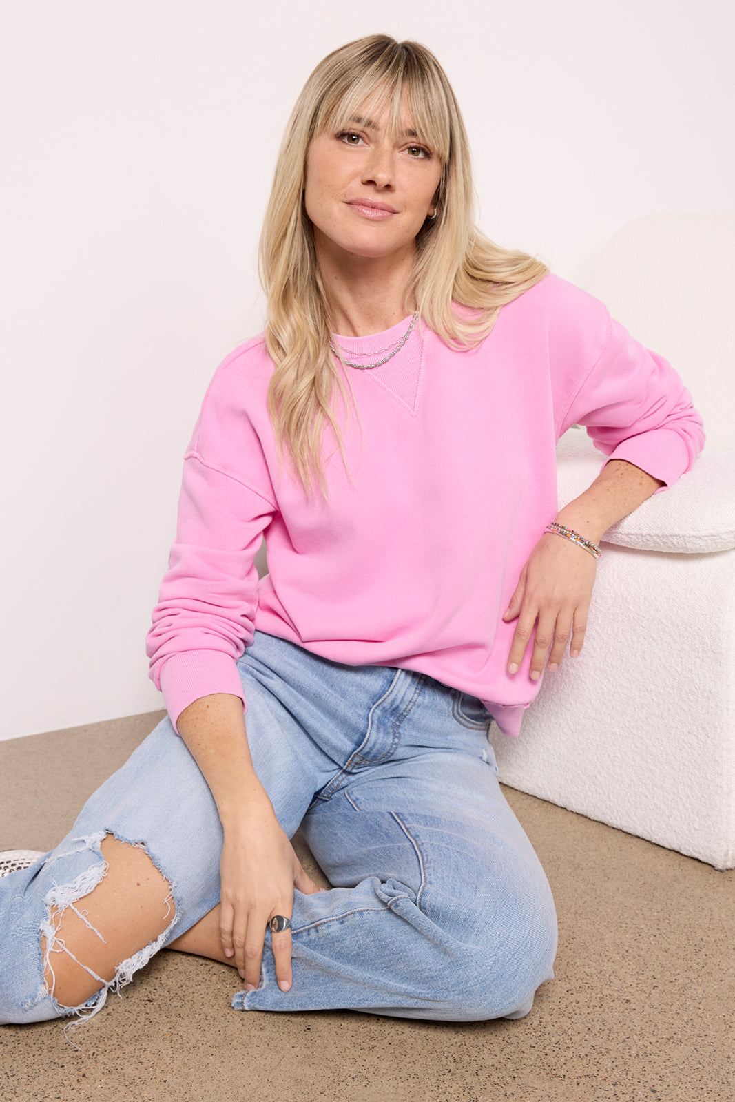 Charlize Crew Neck Sweatshirt