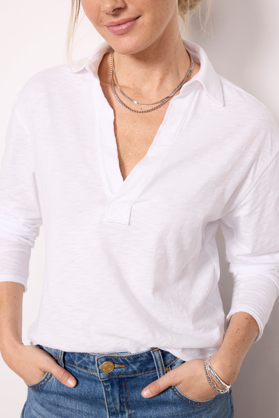 Romy Relaxed Polo Top