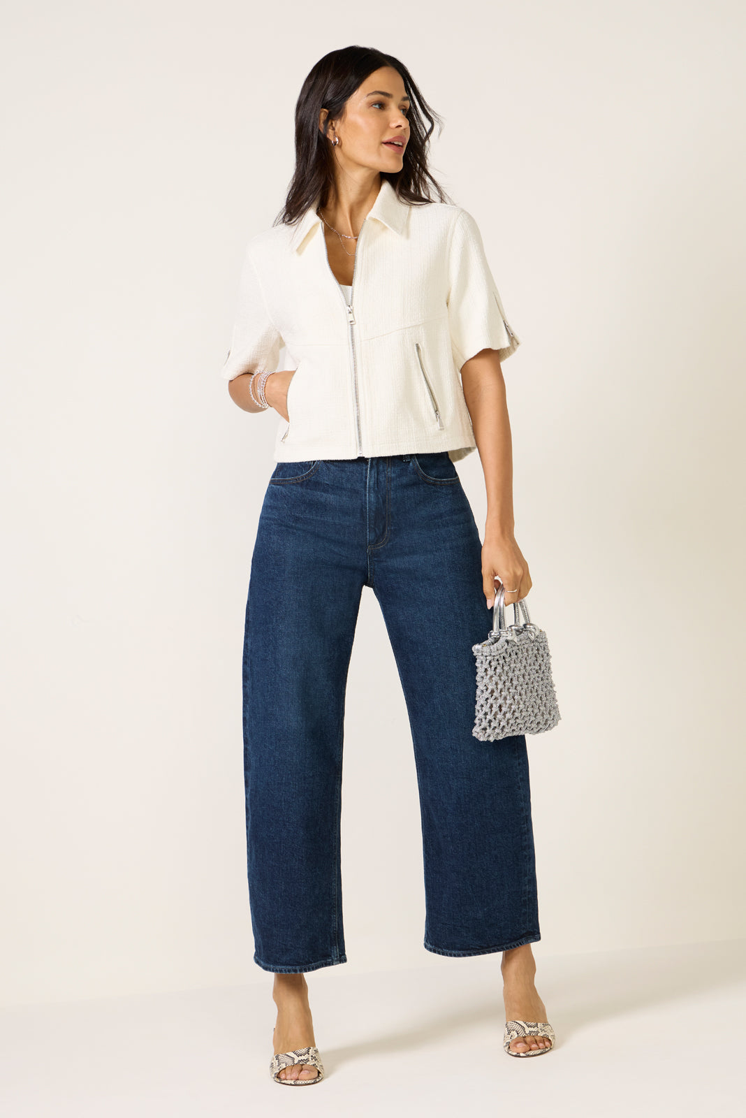 Billie Tweed Moto Jacket