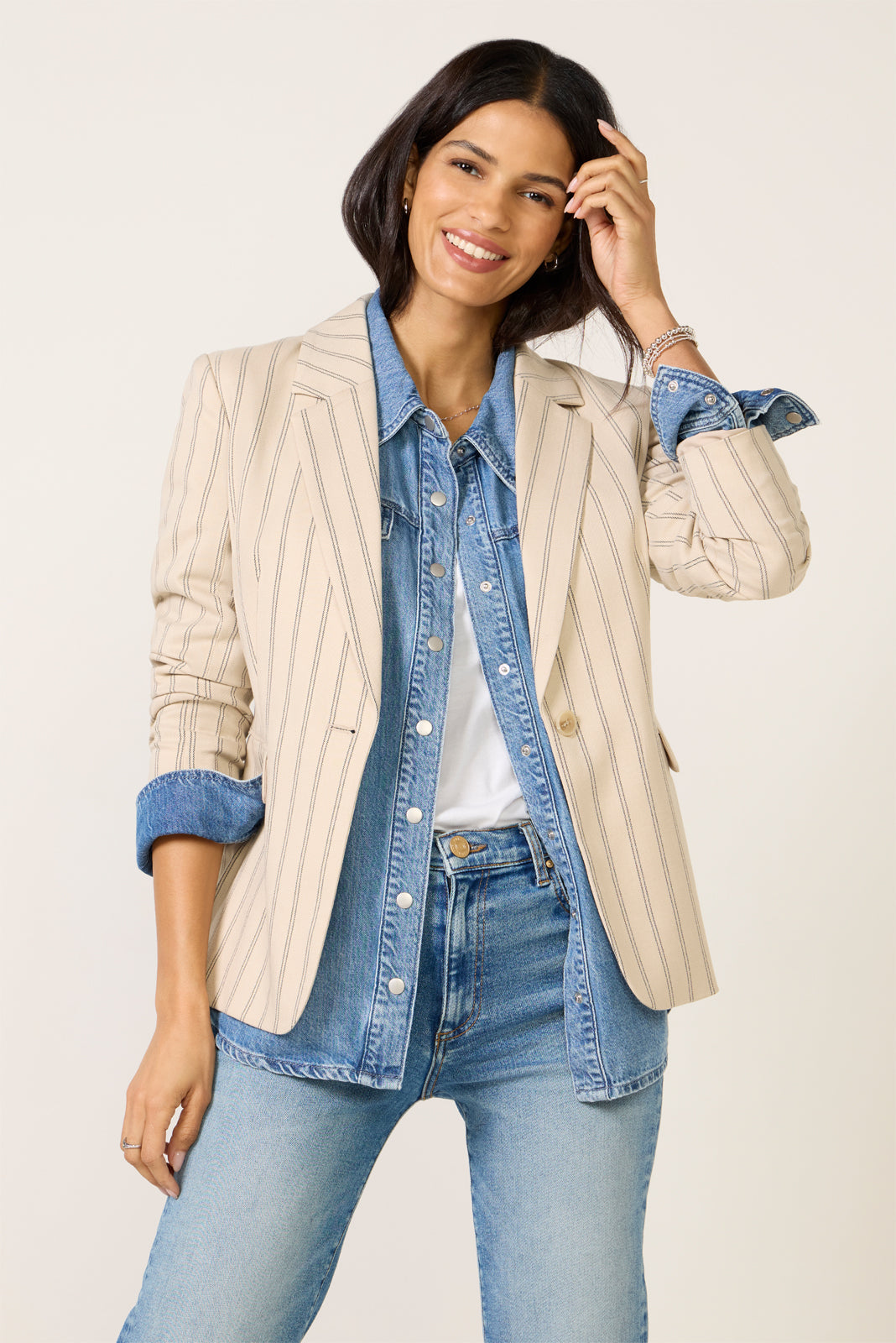 Rory Multi Stripe Blazer