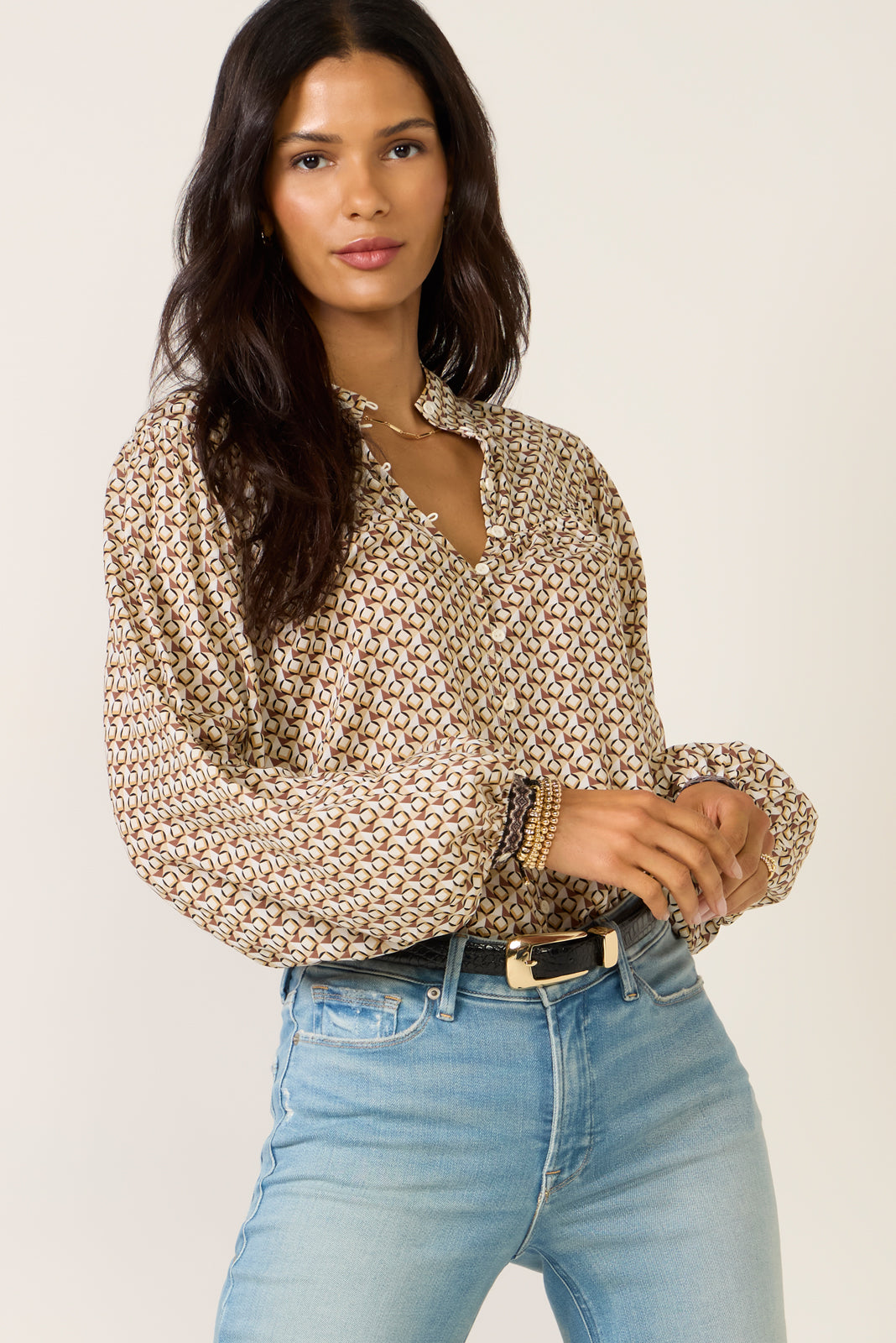 Most Of Me Volume Blouse