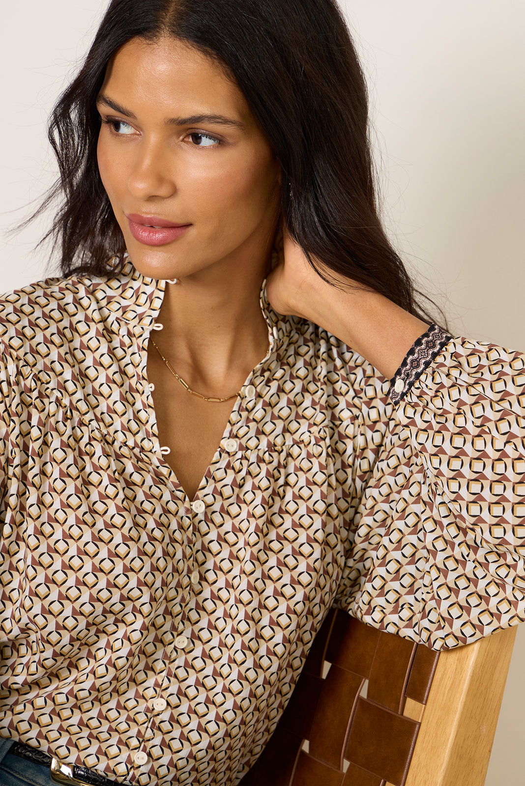 Most Of Me Volume Blouse