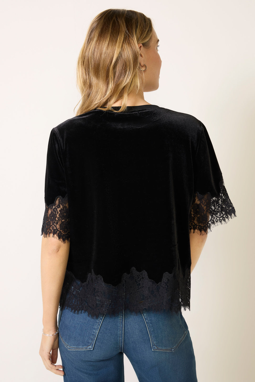 One of a Kind Stretch Velvet Top