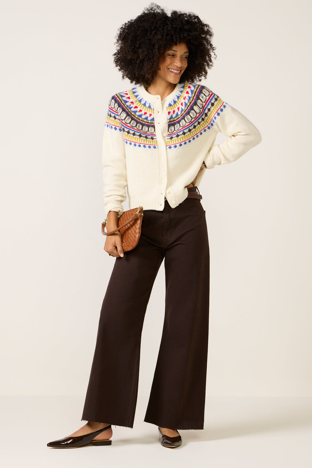 Amina Fairisle Cardigan