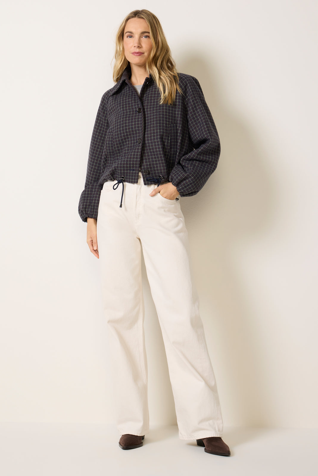 North Check Jacket