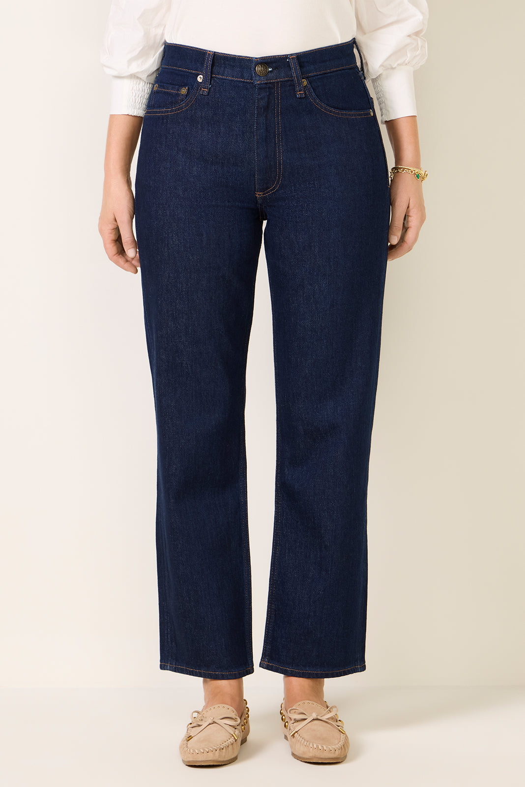 Harlow Mid Rise Ankle Straight