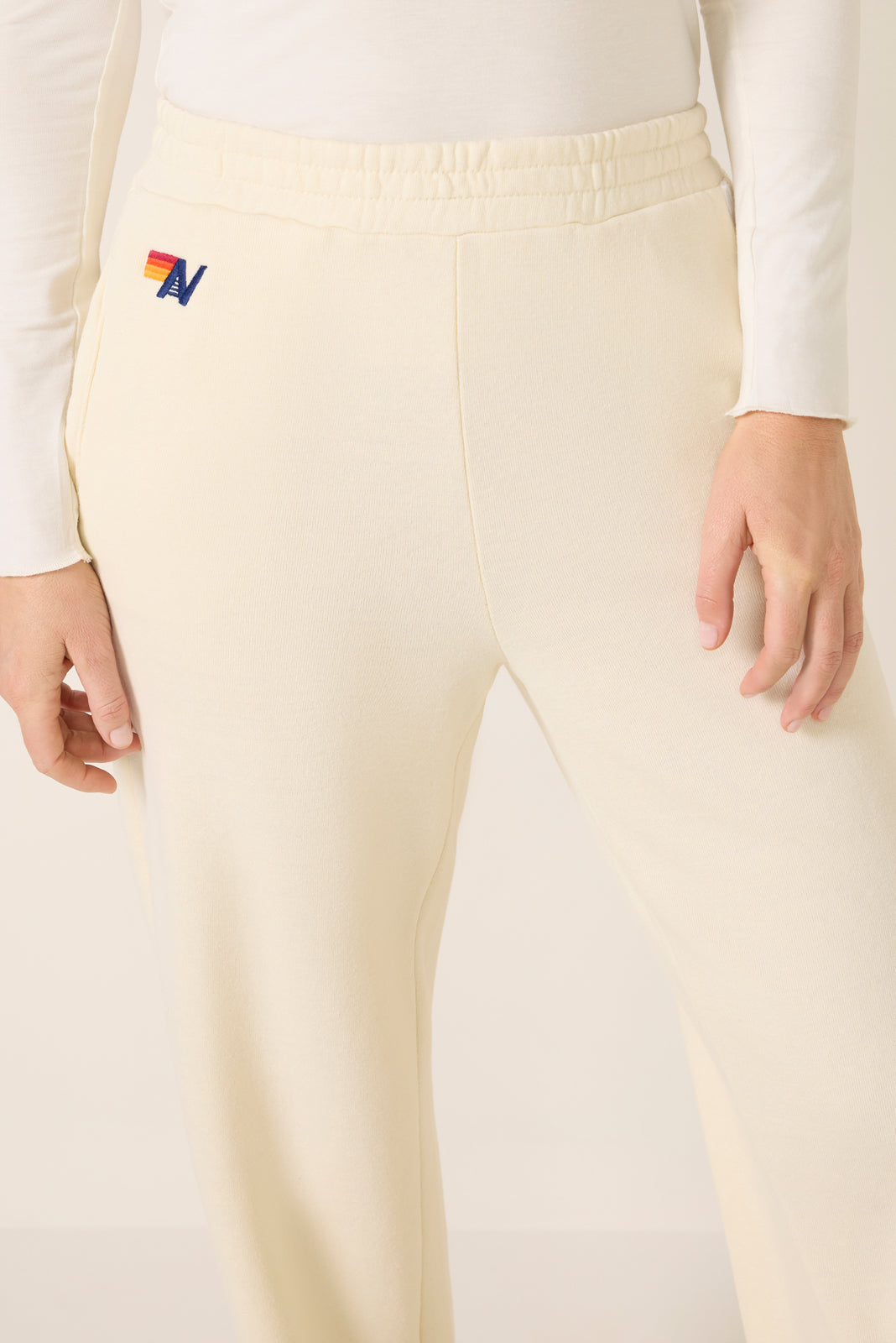 5 Stripe Wide Leg Sweatpant