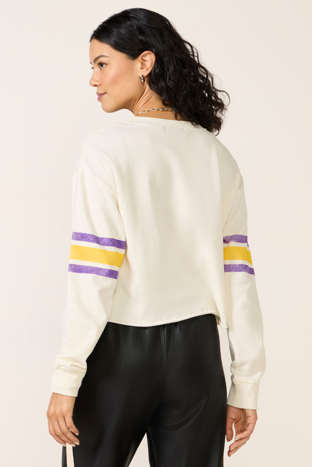 Vikings Kickoff Crop Sweatshirt