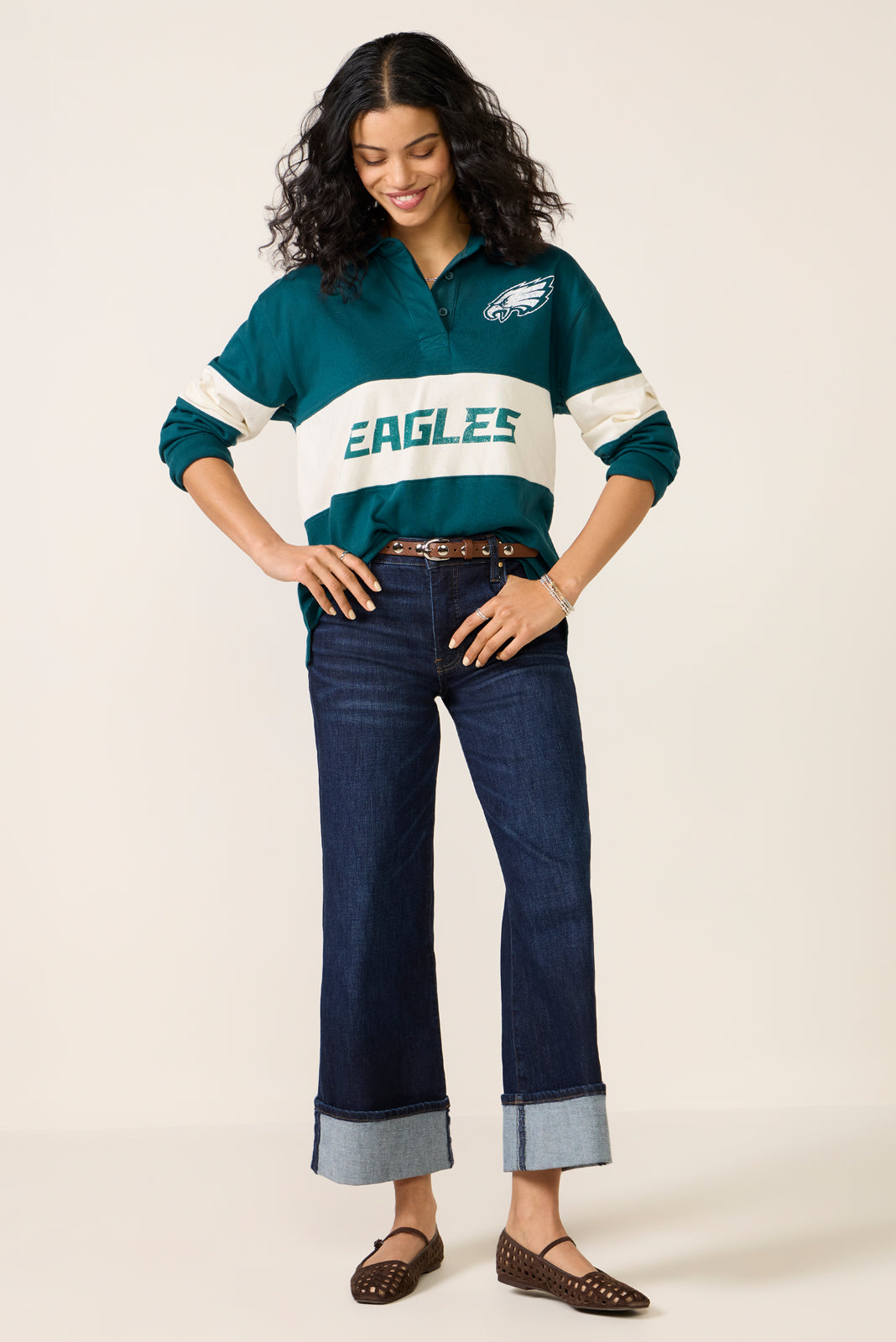 Eagles Long Sleeve Rugby