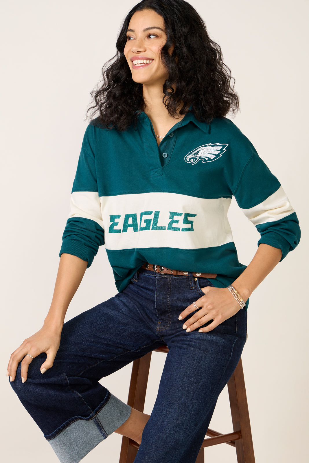 Eagles Long Sleeve Rugby