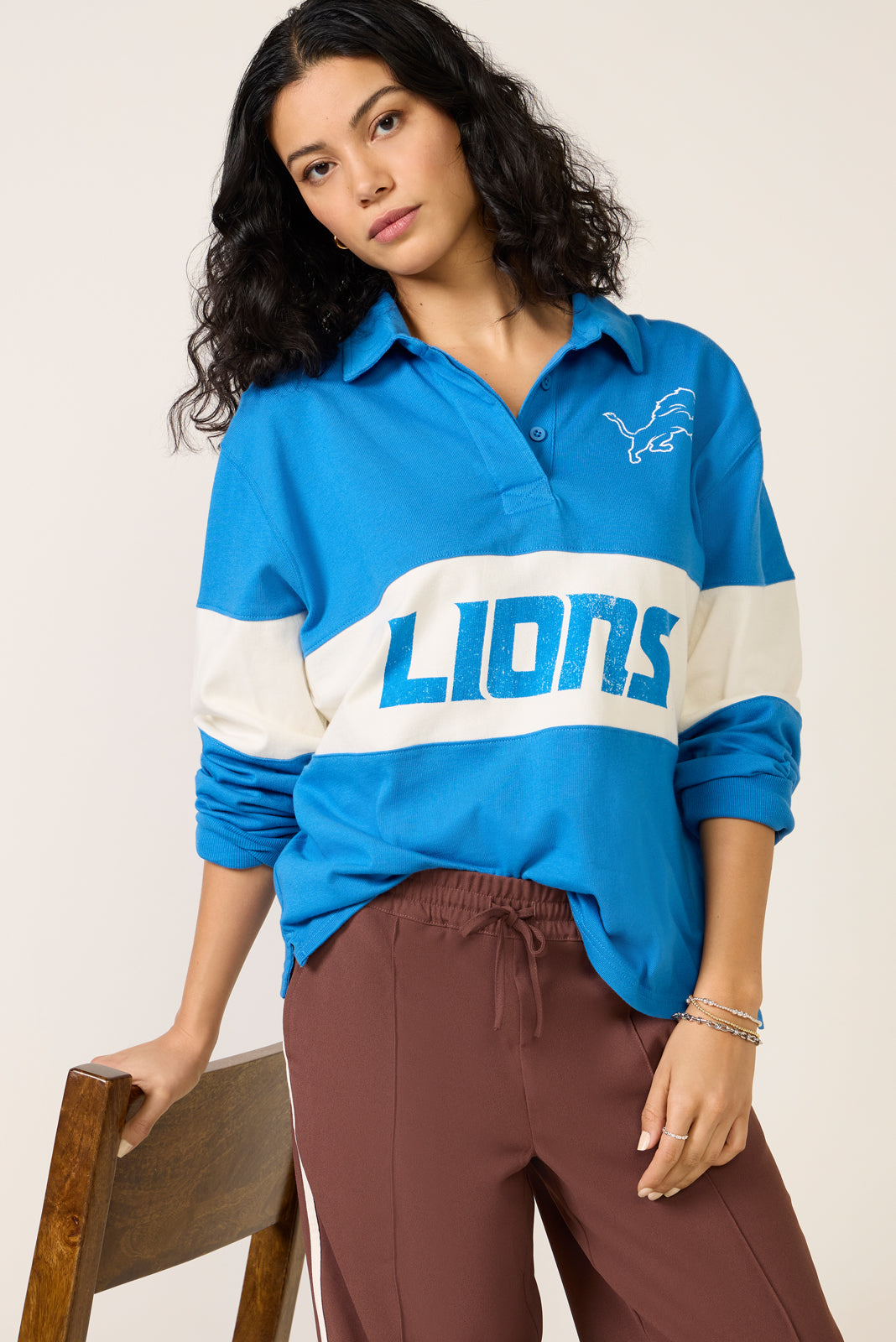 Lions Long Sleeve Rugby
